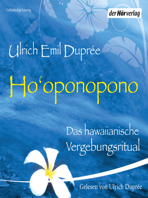 Title details for Ho'oponopono by Ulrich Duprée - Available